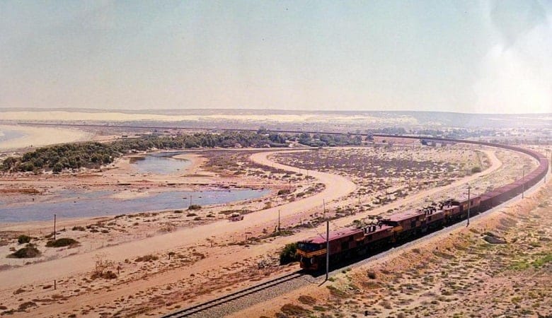 Freight Train on the Sishen Line Source Unknown Peter Ball collection