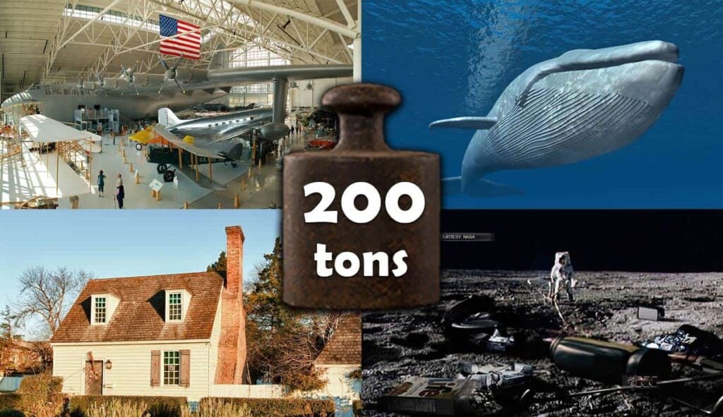 list-of-things-that-weigh-200-tons