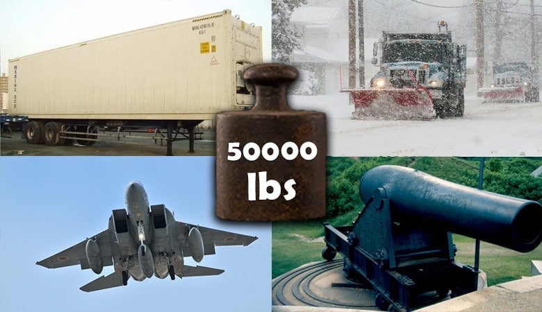 things that weigh 50000 lbs