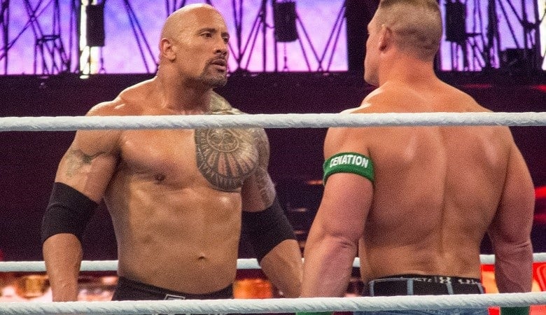 The Rock vs John Cena