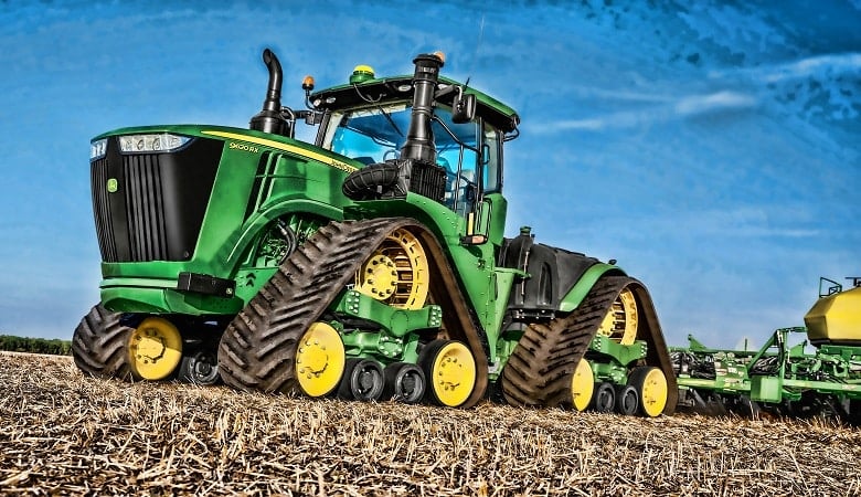 john deere 9620rx 4k plowing field 2019 tractors crawler