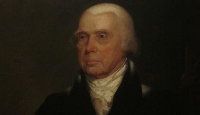 James Madison lightest president