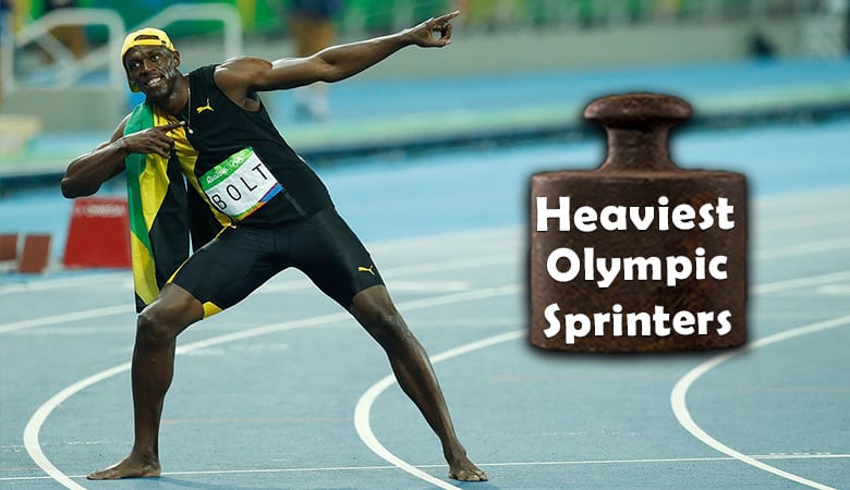 The 14 Heaviest Olympic Sprinters of all Time