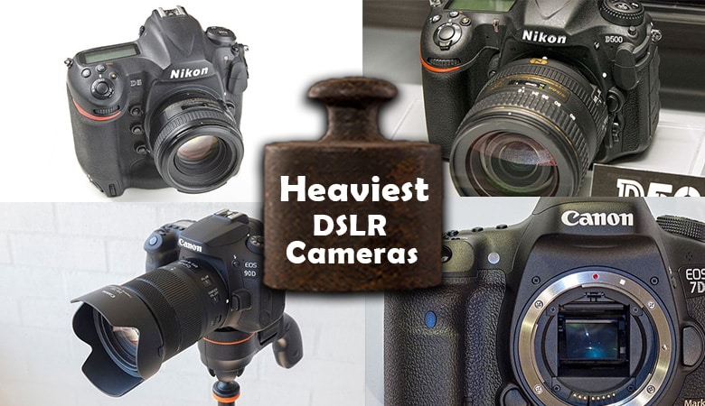 The 12 Heaviest DSLR Cameras on the Market