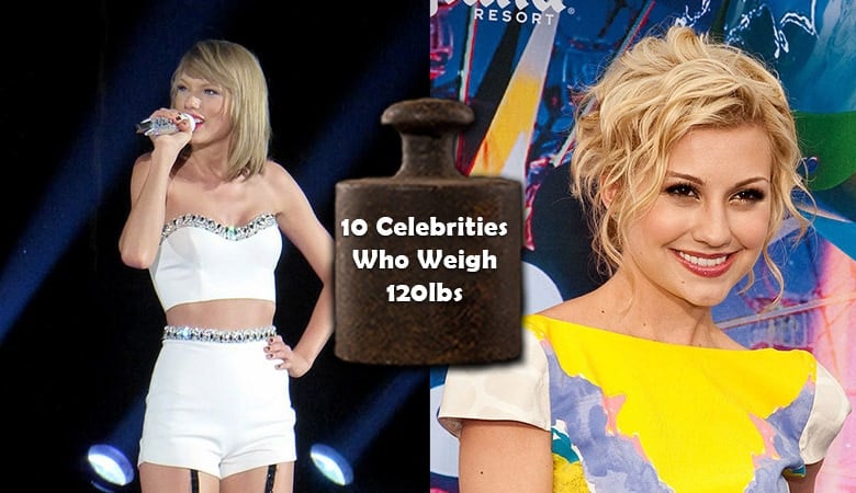 10 Celebrities Who Weigh 120lbs